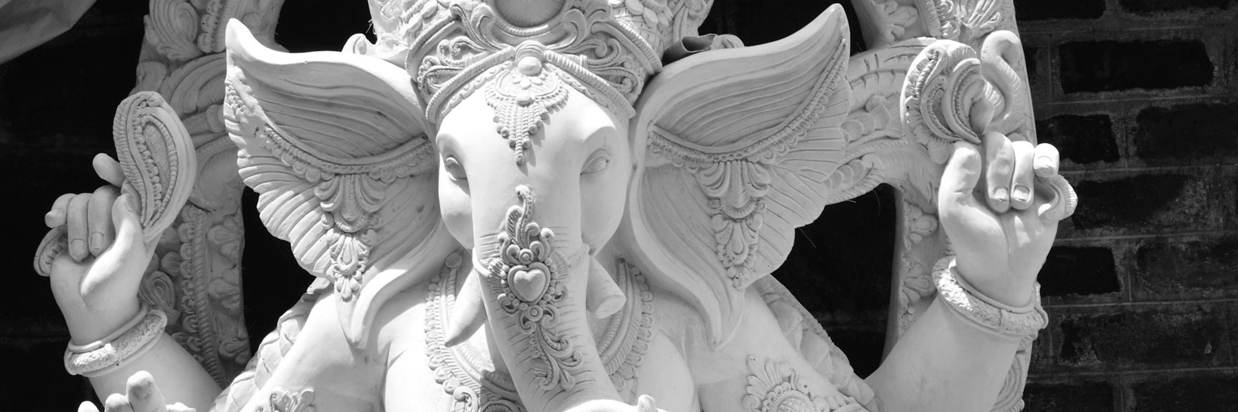 Ganesha is the elephant-headed Hindu god of beginnings